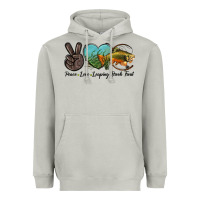 Moon Dust Peace Love Leaping Brook Trout Heavyweight Hoodie - LillyAllenDesigns