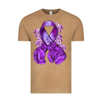 Vintage Camel purple ribbon with boxing gloves Vintage Tee - NancyCooperArtShop