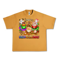 Peanut Butter happy hallothanksmas coffee cups with ghost turkey Urban Heavy Tee - texasbilliewilder