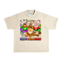 Happy Hallothanksmas Coffee Cups With Ghost Turkey Urban Heavy Tee | Teevron