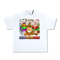 White happy hallothanksmas coffee cups with ghost turkey Urban Heavy Tee - texasbilliewilder