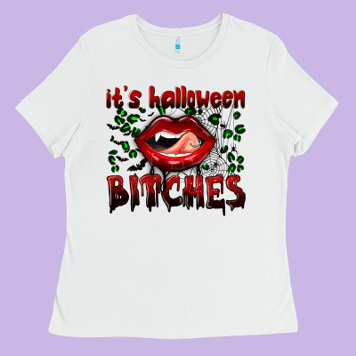 It's Halloween Bitches Ladies Tee Designed By Bundleandbundleshop