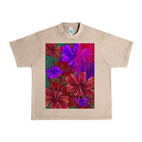 French Oak floral pattern Urban Heavy Tee - JahusDesignShop