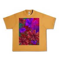 Peanut Butter floral pattern Urban Heavy Tee - JahusDesignShop