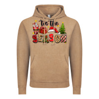 Vintage Coffee tis the season christmas Vintage Hoodie - texasbilliewilder