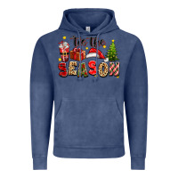 Vintage Denim tis the season christmas Vintage Hoodie - texasbilliewilder