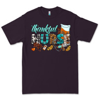 Plum thankful nurse Premium Tee - BundleAndBundleShop