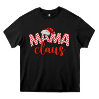 Black Mama Claus Heavy Core Tee - MaliasSmallBusiness