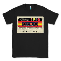 Black vintage 1990 60th birthday cassette 30 years old 60 years Classic Tee - Bettercallsaul