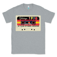 Heather Grey vintage 1990 60th birthday cassette 30 years old 60 years Classic Tee - Bettercallsaul