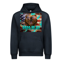 Navy papa bear american flag  tumbler Urban Hoodie - BarkalooDesign
