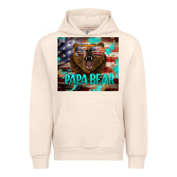 Sandshell papa bear american flag  tumbler Urban Hoodie - BarkalooDesign