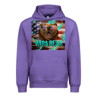 Tulip papa bear american flag  tumbler Urban Hoodie - BarkalooDesign