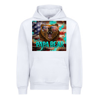 White papa bear american flag  tumbler Urban Hoodie - BarkalooDesign