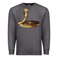 Charcoal Heather king cobra snake Premium Sweatshirt - LillyAllenDesigns