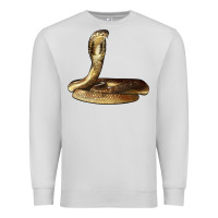 Dove Grey king cobra snake Premium Sweatshirt - LillyAllenDesigns