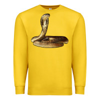 Lemon king cobra snake Premium Sweatshirt - LillyAllenDesigns