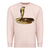Pale Pink king cobra snake Premium Sweatshirt - LillyAllenDesigns