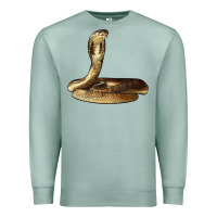 Seafoam king cobra snake Premium Sweatshirt - LillyAllenDesigns