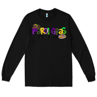 Black mardi gras girl to the core Long Sleeve Tee - CowGirlArtShop