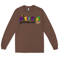 Chestnut mardi gras girl to the core Long Sleeve Tee - CowGirlArtShop