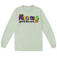 Matcha mardi gras girl to the core Long Sleeve Tee - CowGirlArtShop