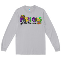 Moon Dust mardi gras girl to the core Long Sleeve Tee - CowGirlArtShop
