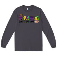 Smoke mardi gras girl to the core Long Sleeve Tee - CowGirlArtShop