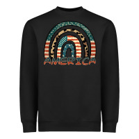 Black America rainbow Heavyweight Sweatshirt - FaDigitalArtStudio