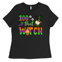 Black 100  that witch Ladies Tee - BundleAndBundleShop