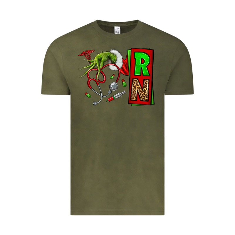 Christmas Character  Nurse Vintage Tee by NancyCooperArtShop | Teevron