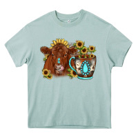 Arona sunflower coffee cup red angus gemstone Heavy Core Tee - JahusDesignShop