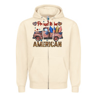 Sandshell proud to be american truck Zipper Hoodie - BundleAndBundleShop