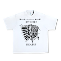 White A Feathered indians tyler darling childers art gift for fans Urban Heavy Tee - tuanDangUi