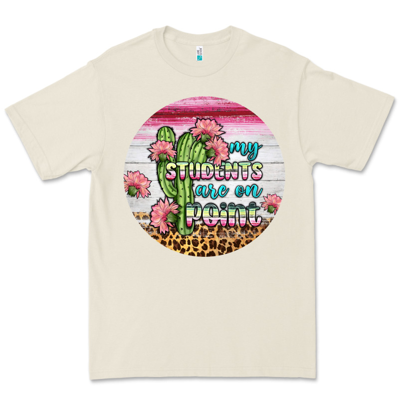 My Students Are On Point Round Earring Premium Tee by BundleAndBundleShop | Teevron