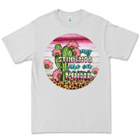 Dove Grey my students are on point round earring Premium Tee - BundleAndBundleShop