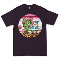 Plum my students are on point round earring Premium Tee - BundleAndBundleShop