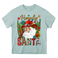 Arona Howdy Santa Heavy Core Tee - NancyCooperArtShop