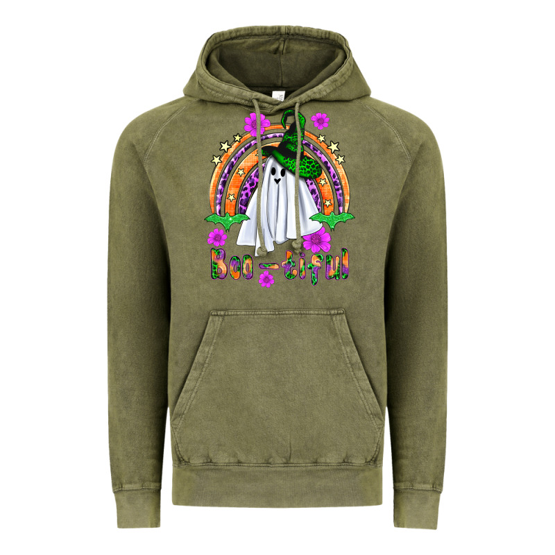 Boo-tiful Ghost Vintage Hoodie by NancyCooperArtShop | Teevron