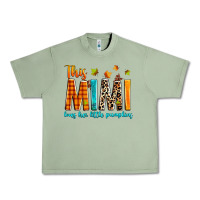Oil Green This mimi loves her little pumpkins Urban Heavy Tee - texasbilliewilder