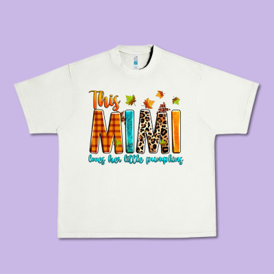 This Mimi Loves Her Little Pumpkins Urban Heavy Tee Designed By Texasbilliewilder