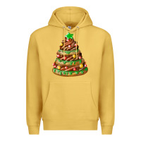Antique Gold chocolate christmas cookie cake Premium Hoodie - FaDigitalArtStudio