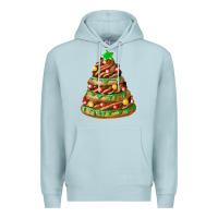 Blue Mist chocolate christmas cookie cake Premium Hoodie - FaDigitalArtStudio