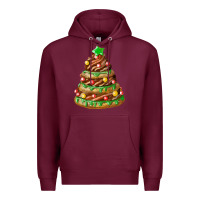 Burgundy chocolate christmas cookie cake Premium Hoodie - FaDigitalArtStudio
