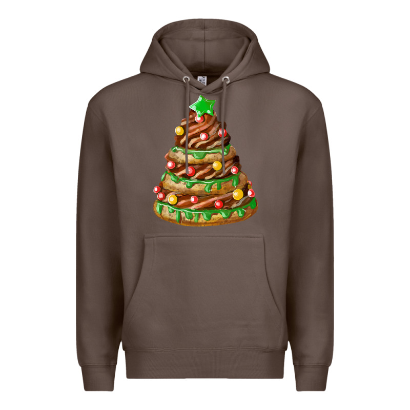 Chocolate Christmas Cookie Cake Premium Hoodie by FaDigitalArtStudio | Teevron