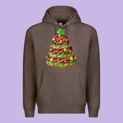 Chocolate Christmas Cookie Cake Premium Hoodie Designed By Fadigitalartstudio