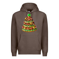 Coffee chocolate christmas cookie cake Premium Hoodie - FaDigitalArtStudio