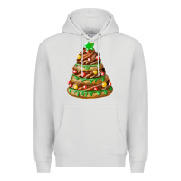 Dove Grey chocolate christmas cookie cake Premium Hoodie - FaDigitalArtStudio