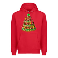 Red chocolate christmas cookie cake Premium Hoodie - FaDigitalArtStudio