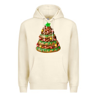 Sandshell chocolate christmas cookie cake Premium Hoodie - FaDigitalArtStudio